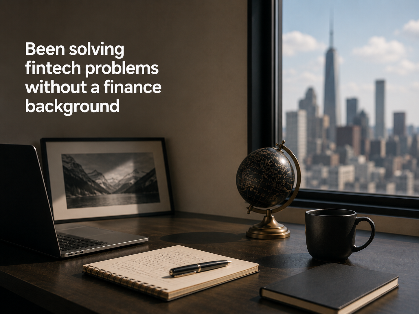Been solving fintech problems without a finance background