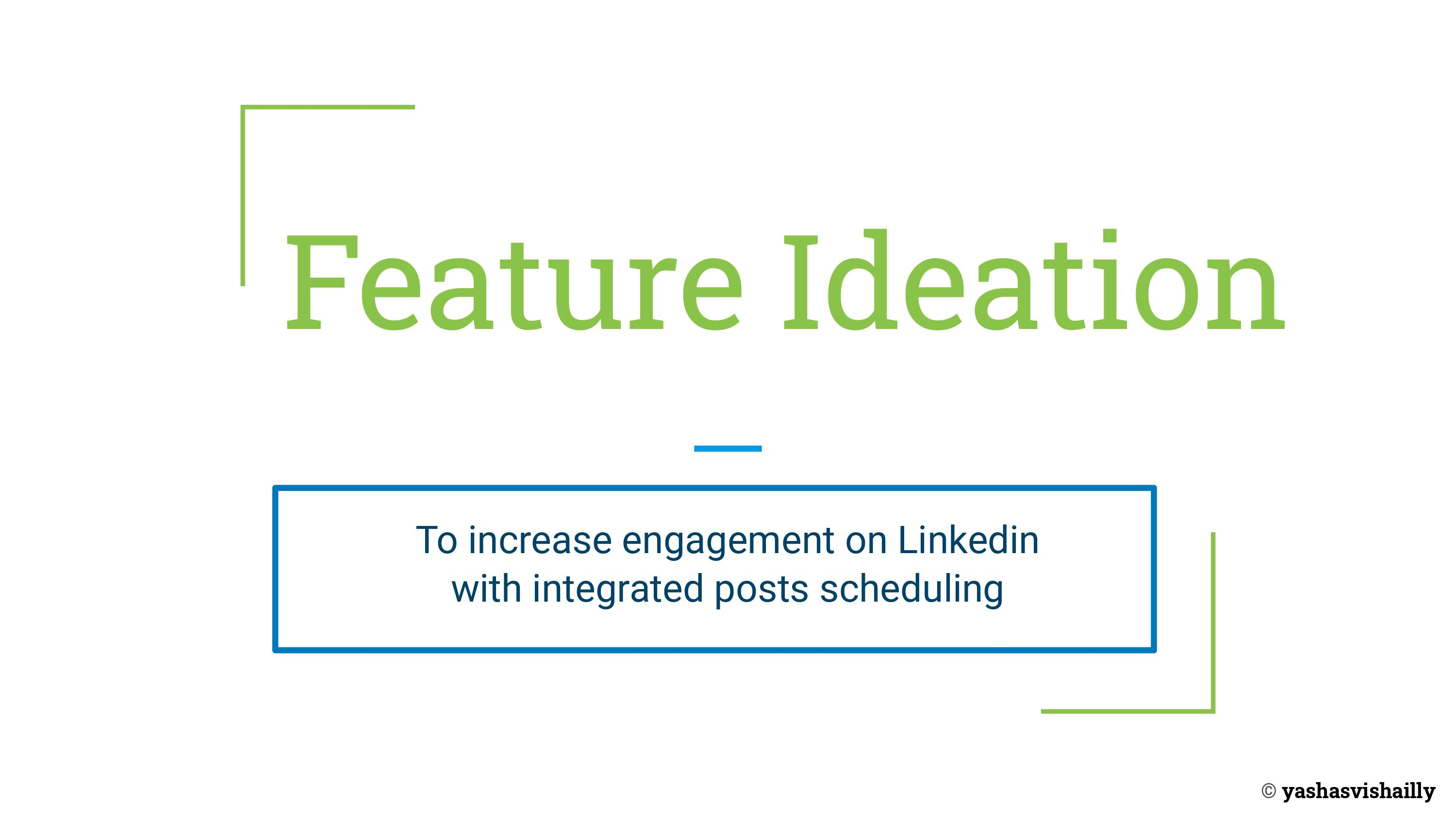 LinkedIn scheduling case, slide 1